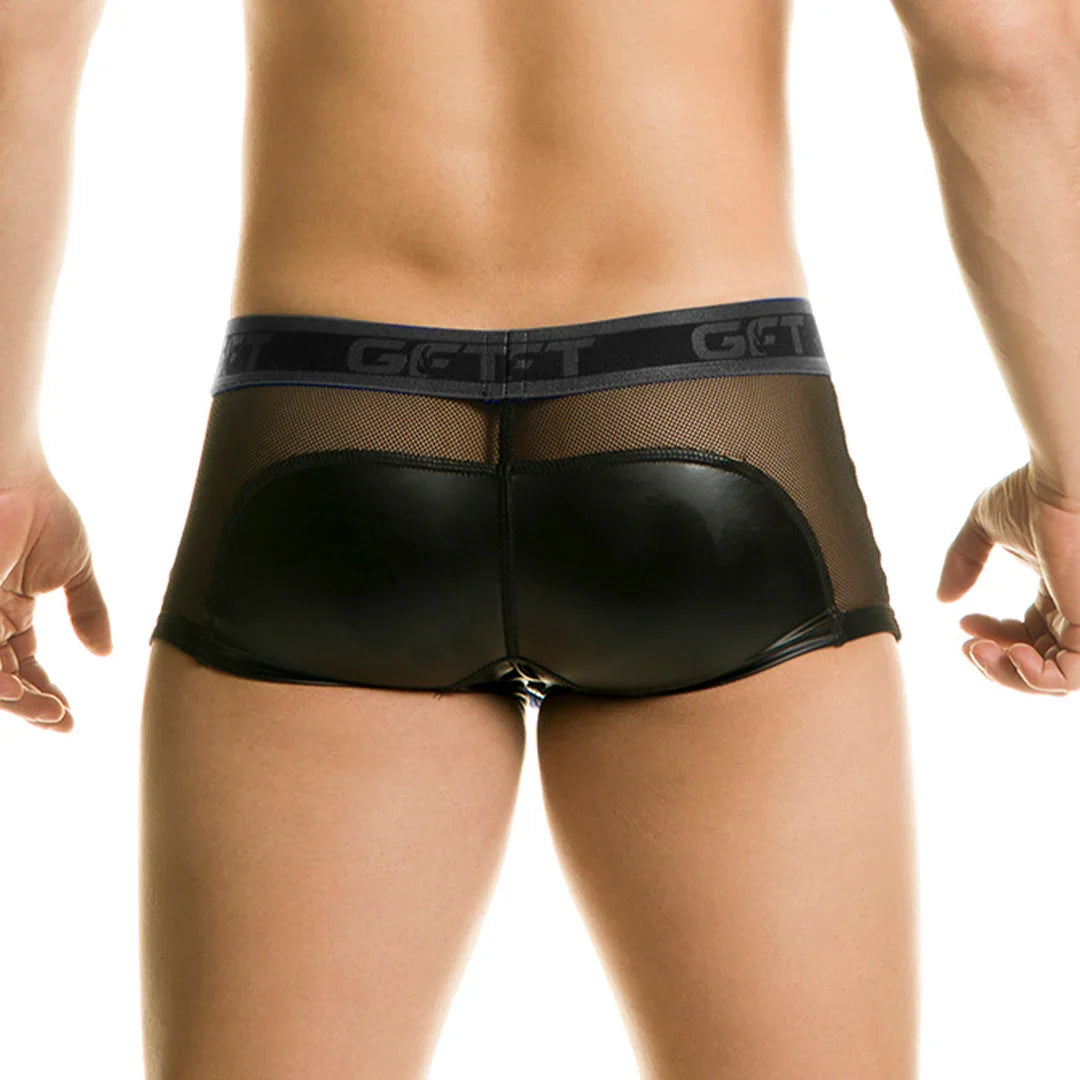 1 Fetiche Black Trunk back view by Gigo Underwear