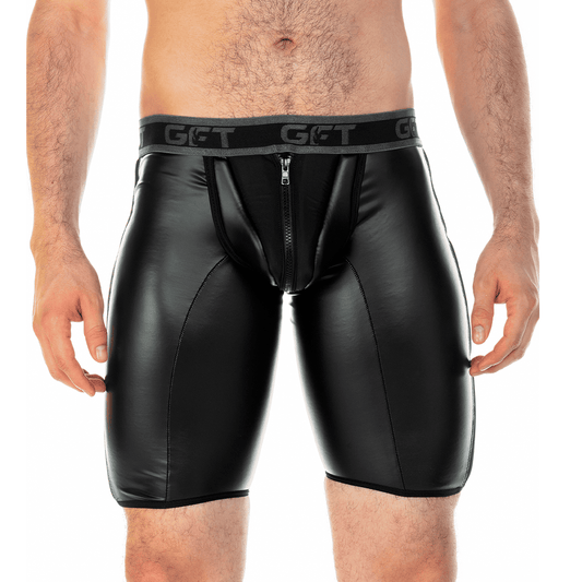 2 FETICHE BLACK ZIPPER TRUNK LONG - Gigo Underwear & MensWear