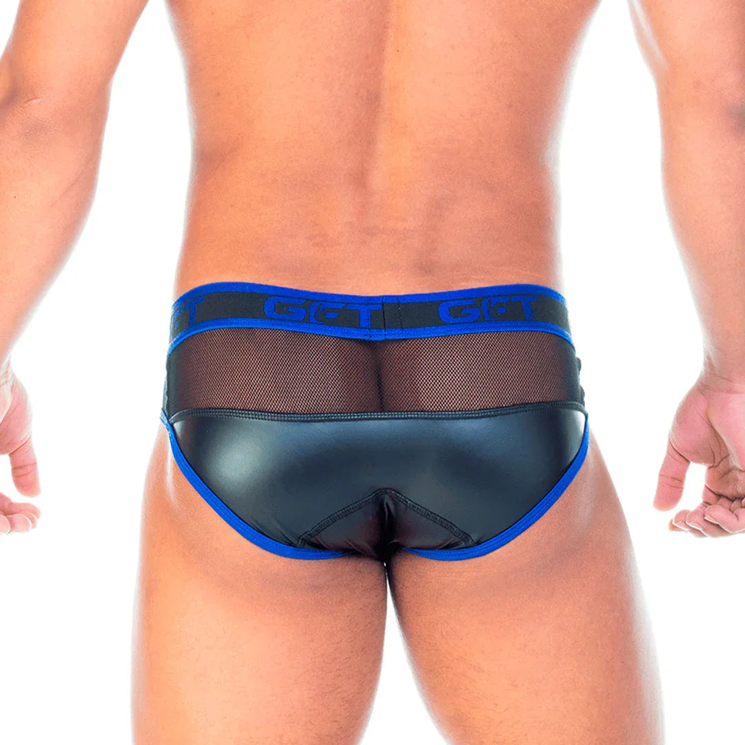 2 Fetiche Blue Brief back view by Gigo Underwear