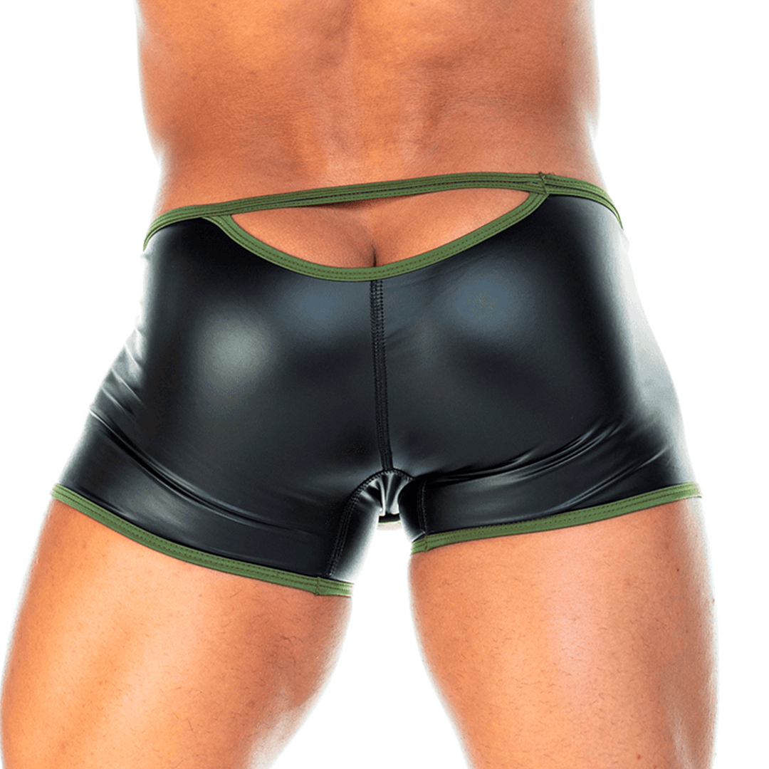2 FETICHE GREEN ZIPPER TRUNK - Gigo Underwear & MensWear