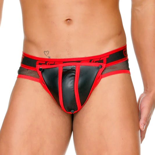 Fetish Red Brief front view by Gigo Underwear
