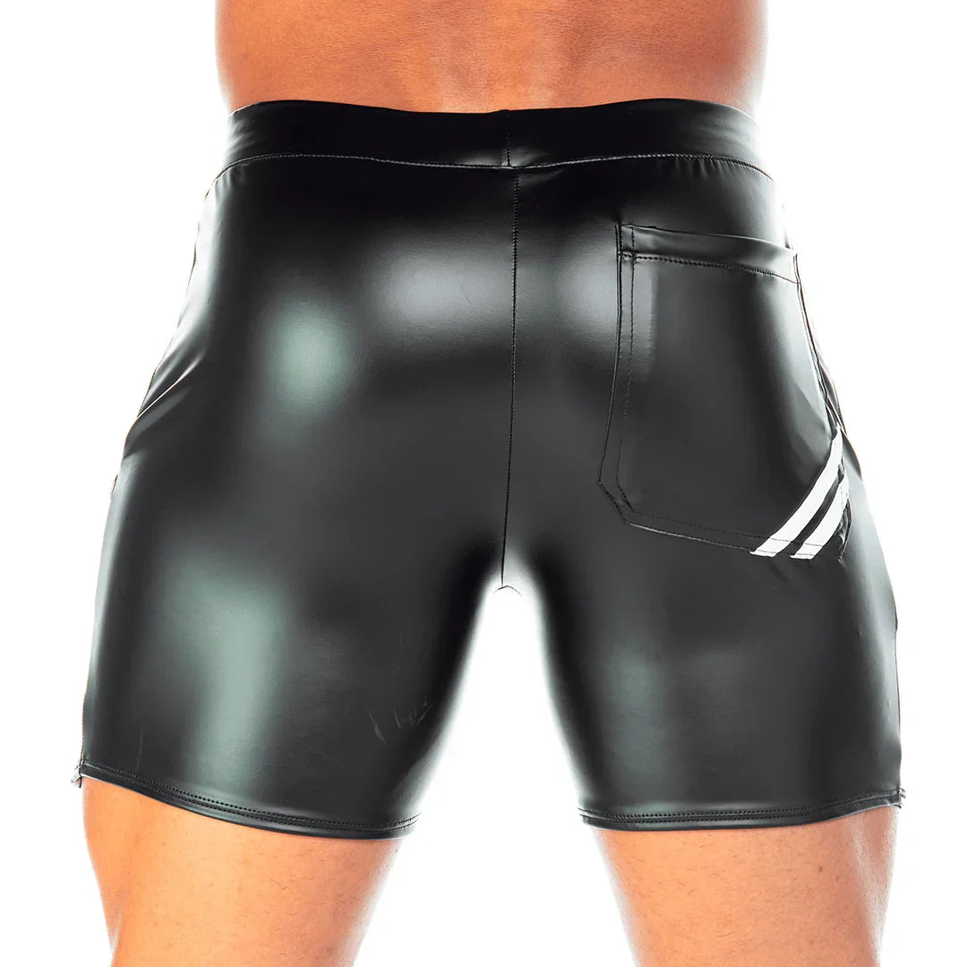 2 Fetiche White Short back view by Gigo Underwear