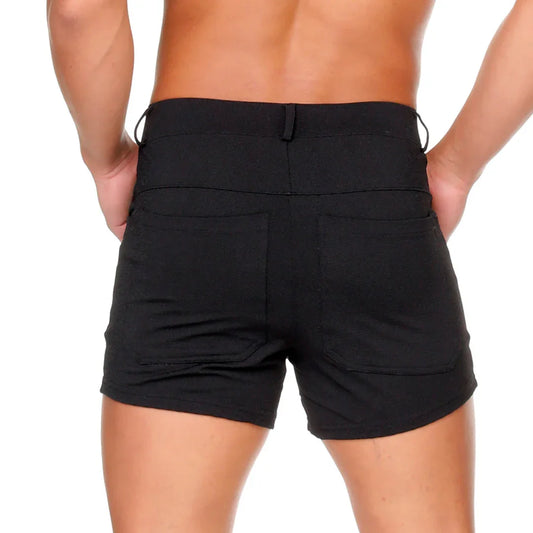 African Black Sexyshort front view by Gigo Underwear