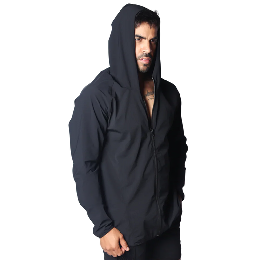 Ambitious Black Jacket front view by Gigo Underwear