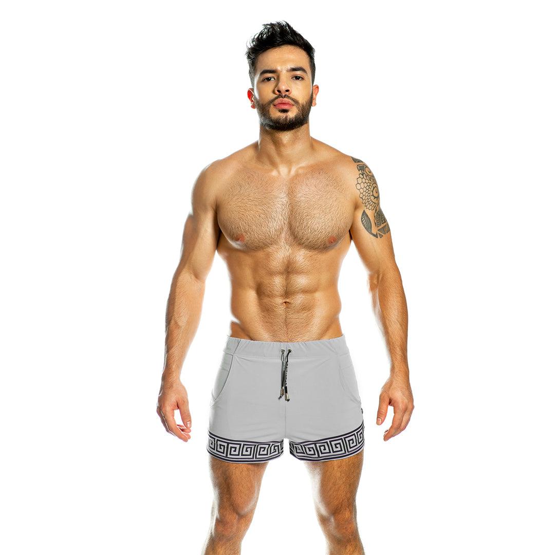 ARABESQUE GRAY BEACHWEAR - Gigo Underwear & MensWear