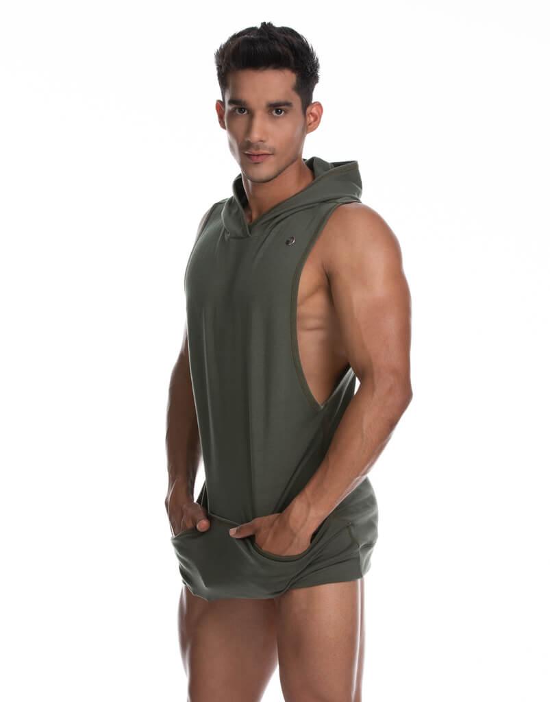 ATLETA GREEN HOODY TSHIRT - Gigo Underwear & MensWear