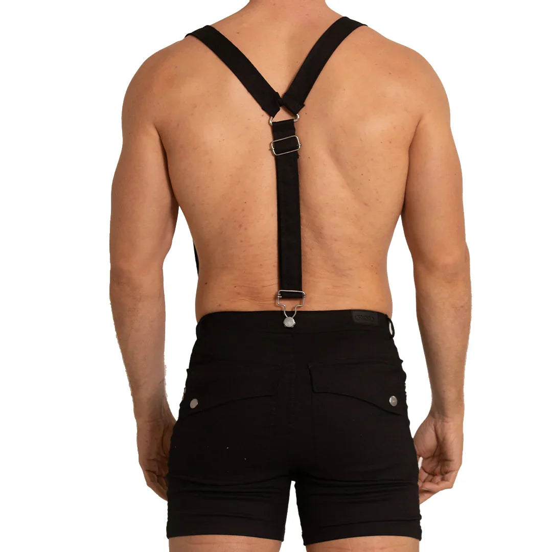 Aventurer Black Short back view by Gigo Underwear