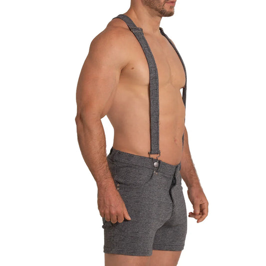 Aventurer Black Square Short front view by Gigo Underwear