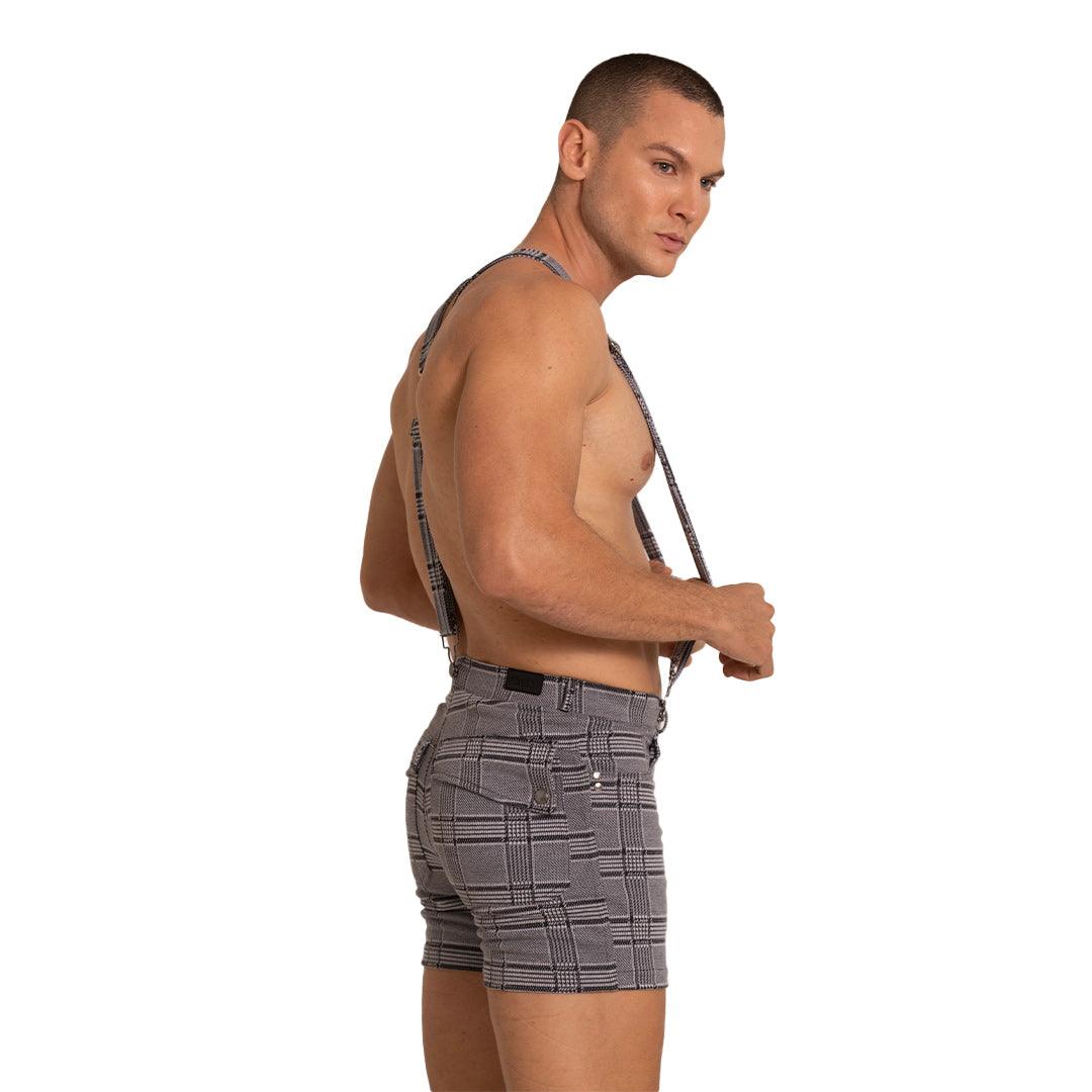 AVENTURER GRAY SQUARE SHORT - Gigo Underwear & MensWear