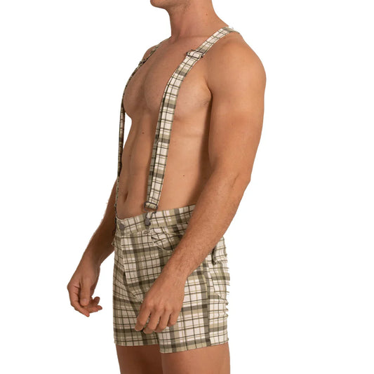 Aventurer Green Square Short front view by Gigo Underwear