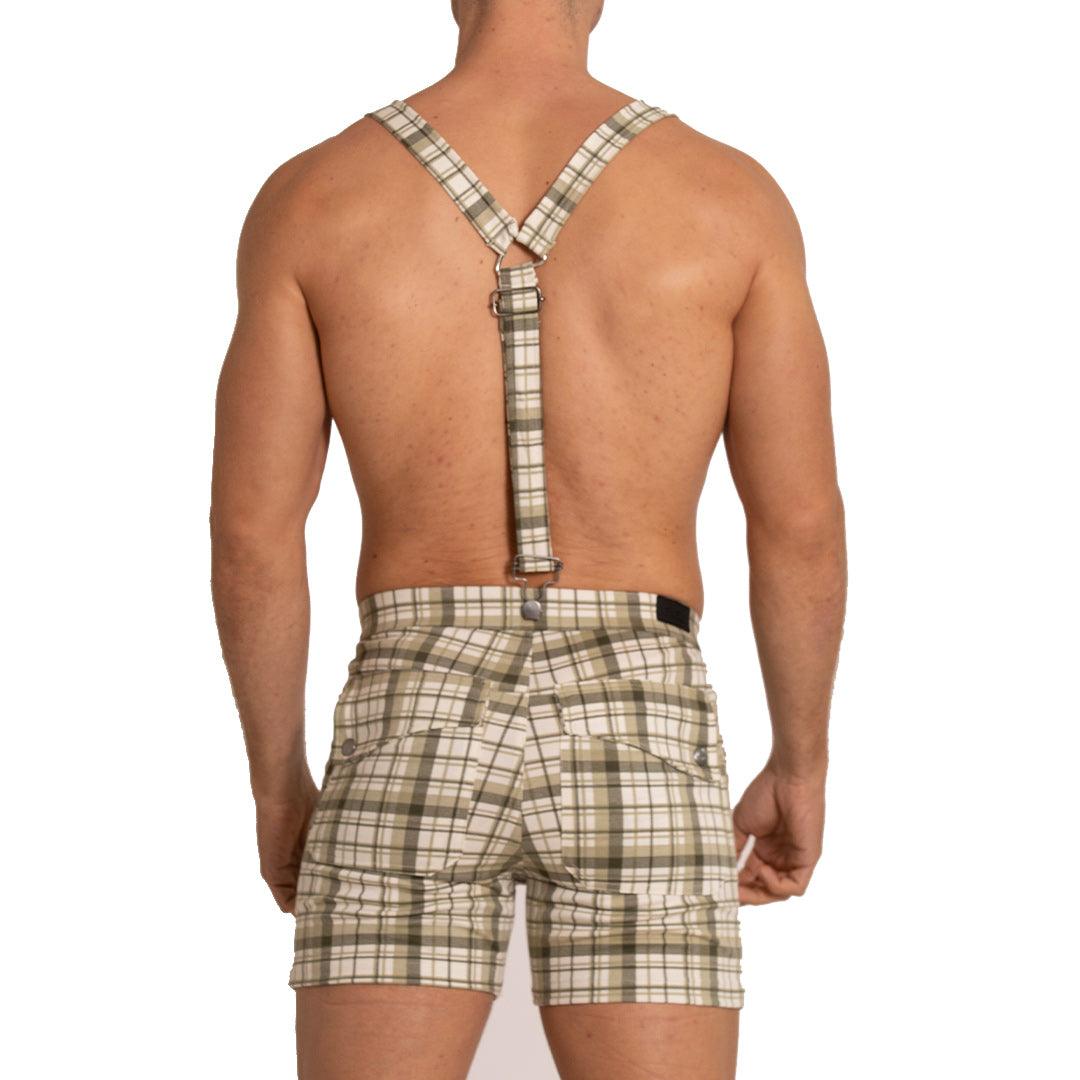 AVENTURER GREEN SQUARE SHORT - Gigo Underwear & MensWear