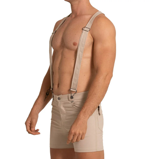 Aventurer Khaki Short front view by Gigo Underwear