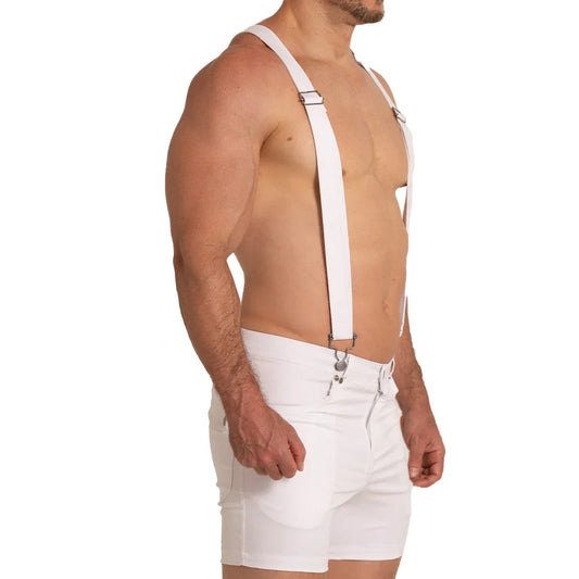 Aventurer White Short front view by Gigo Underwear