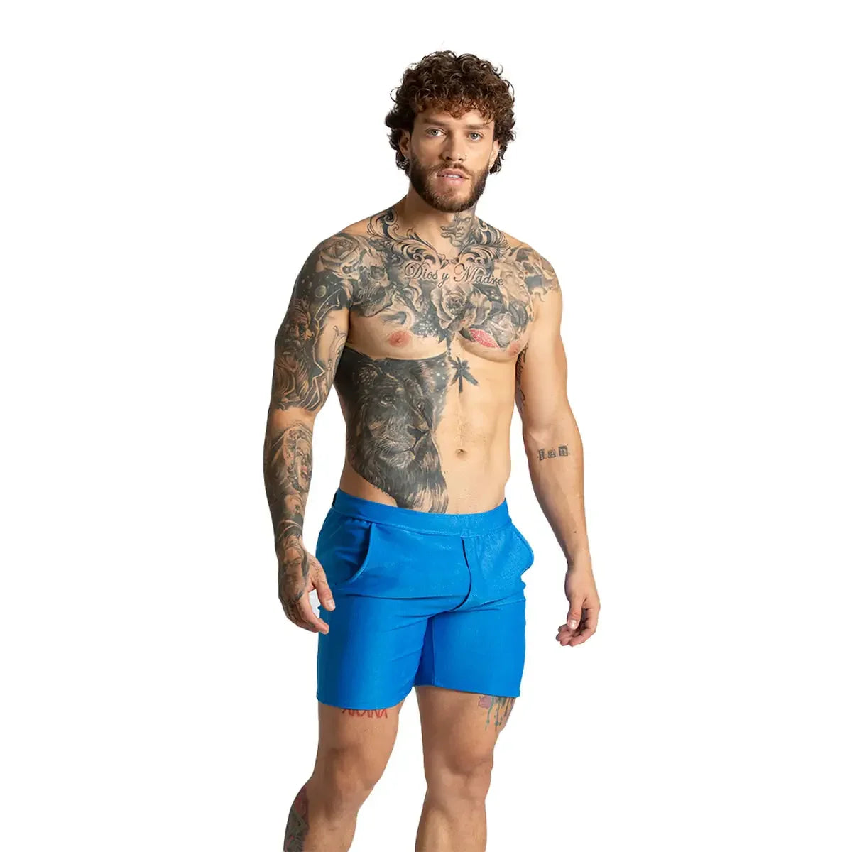 Belucci Blue Short on model by Gigo Underwear