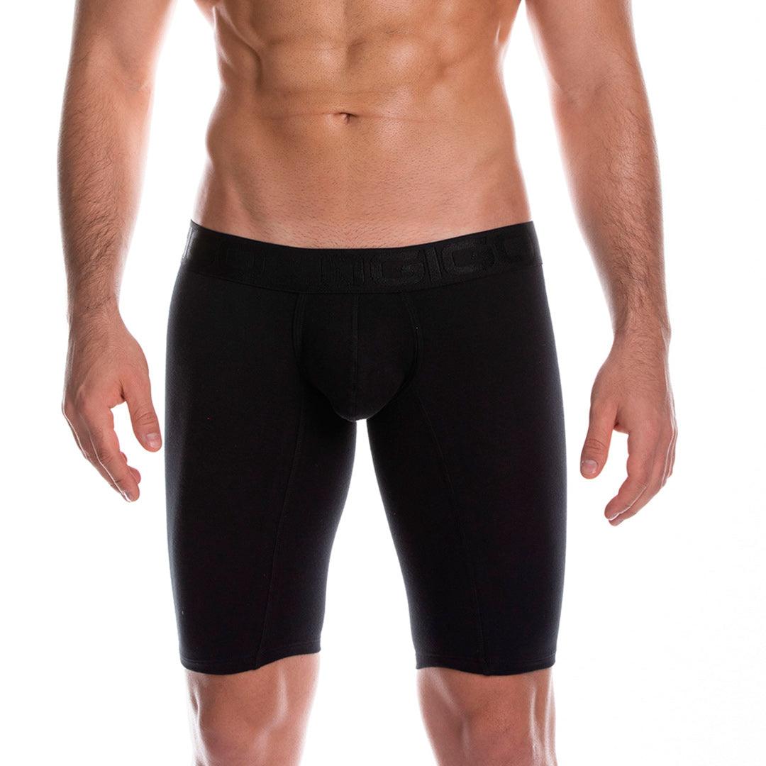 CAUTIOUS BLACK TRUNK LONG - Gigo Underwear & MensWear