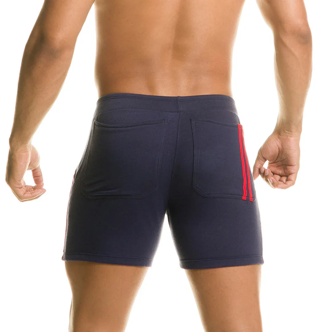 Chari Blue Short on model by Gigo Underwear