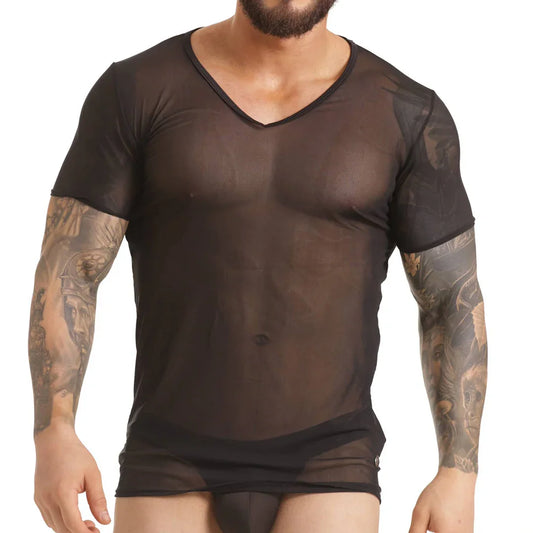 Clandestine Tshirt front view by Gigo Underwear
