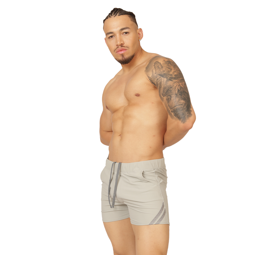 CLUB GRAY SHORT - Gigo Underwear & MensWear