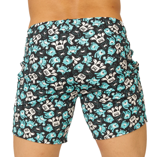 Comics Beachwear front view by Gigo Underwear