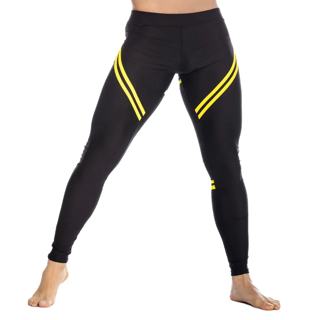 Core Black Leggins on model by Gigo Underwear