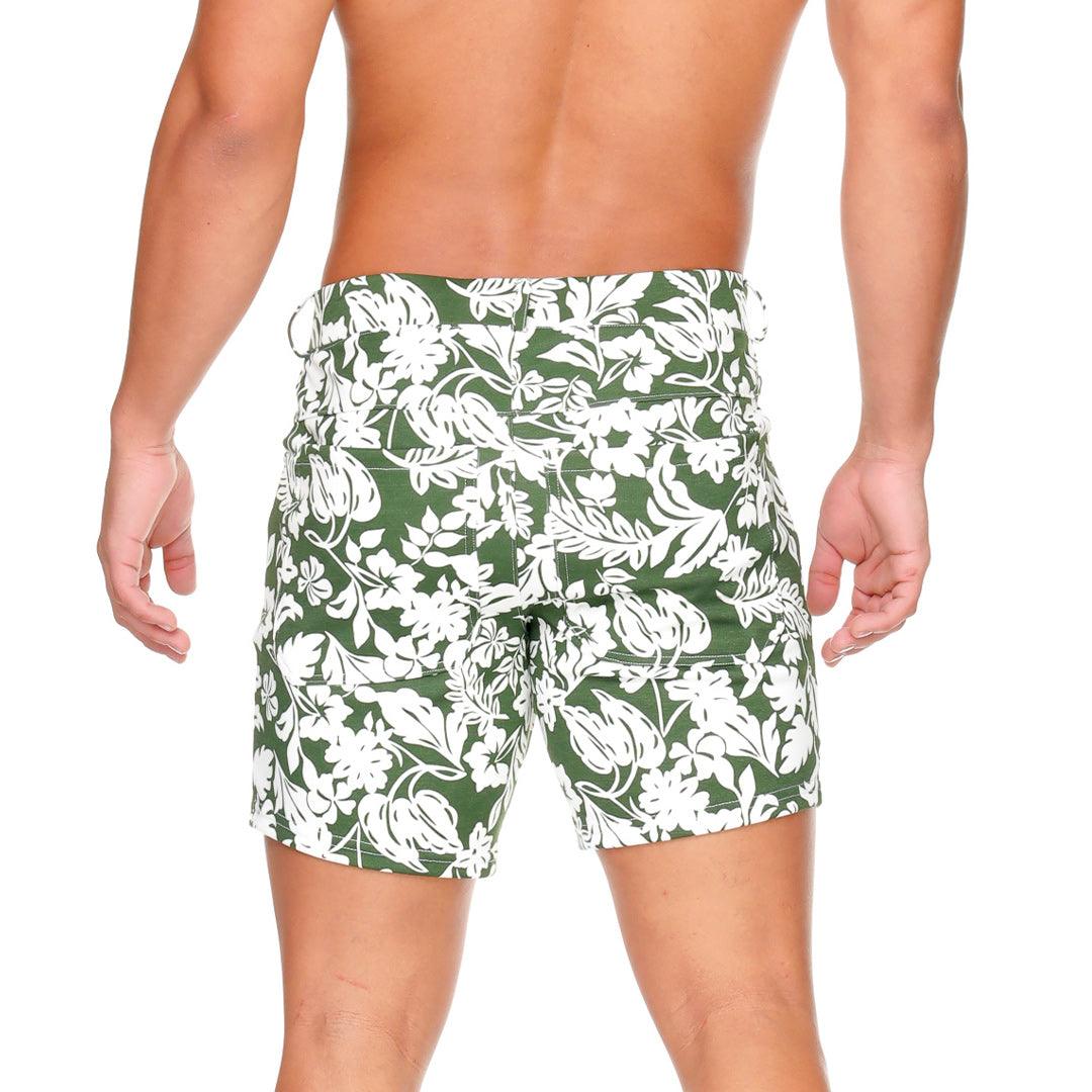 DYNASTY GREEN SHORT - Gigo Underwear & MensWear