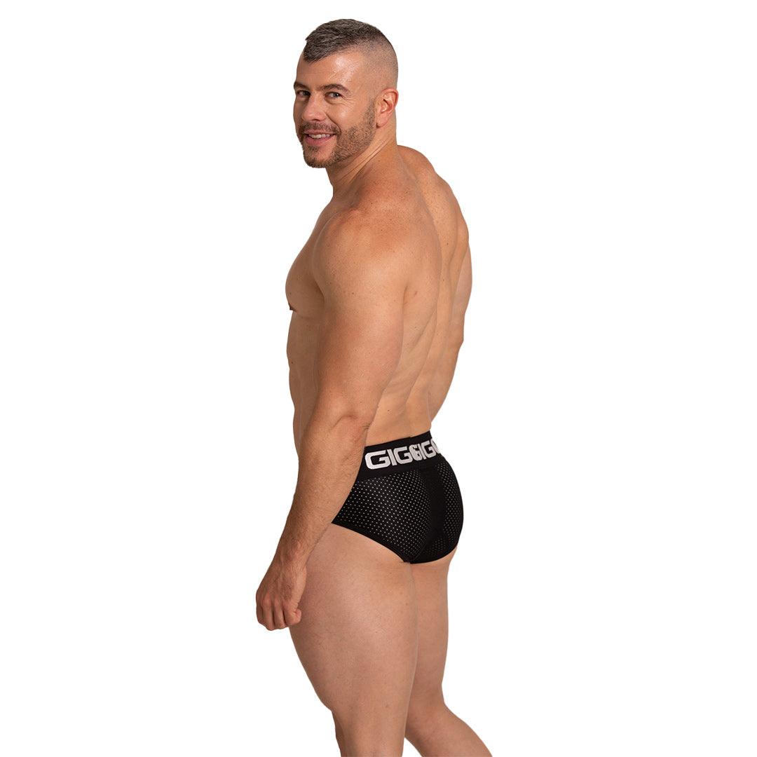 ENERGETIC BLACK BRIEF - Gigo Underwear & MensWear