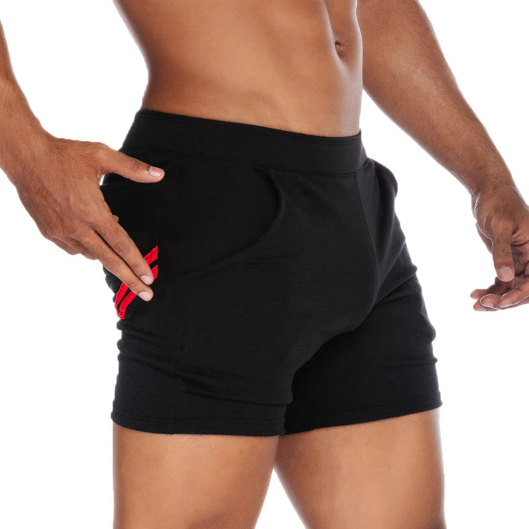 Energy Black Short back view by Gigo Underwear