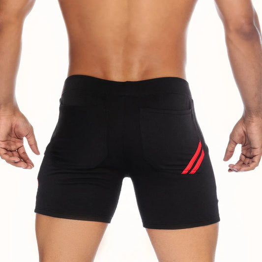 Energy Black Short front view by Gigo Underwear
