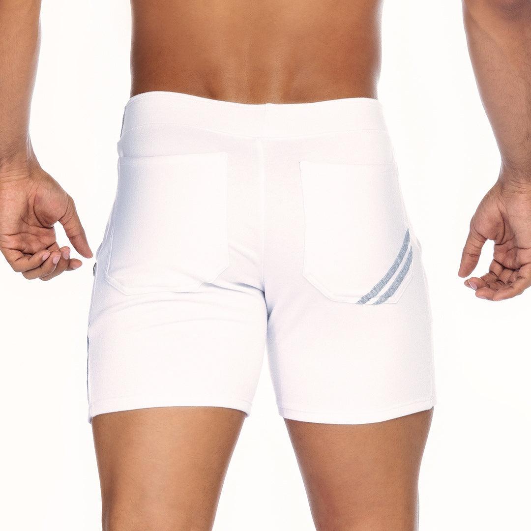 ENERGY WHITE SHORT - Gigo Underwear & MensWear
