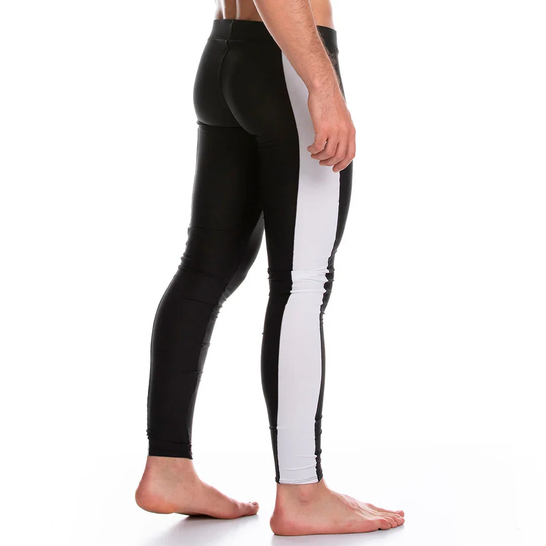Enigmatic Black Leggins back view by Gigo Underwear