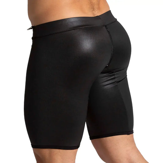 F Fetish Green Trunk Long front view by Gigo Underwear