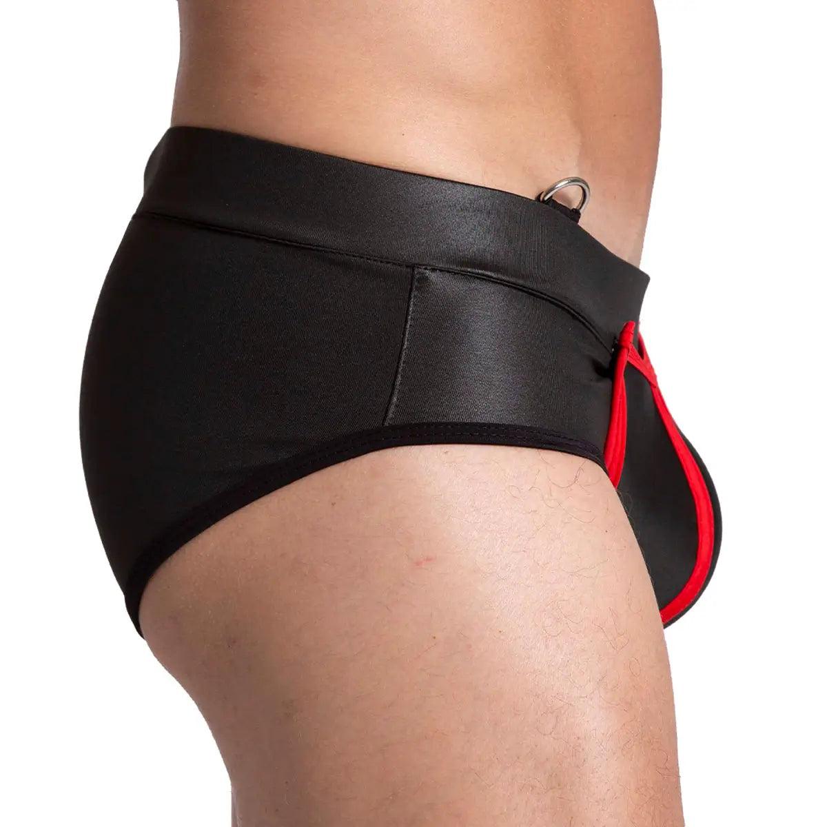 F FETISH RED BRIEF - Gigo Underwear & MensWear