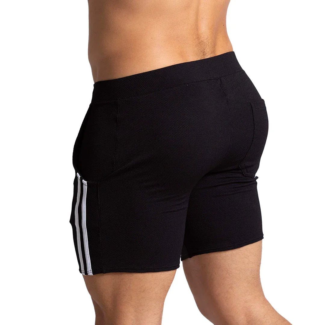 F Fetish White Short back view by Gigo Underwear