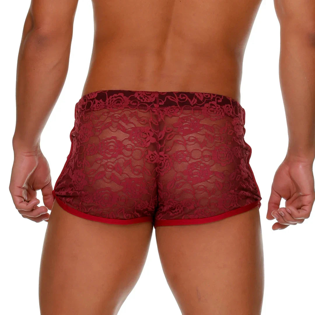 Female Wine Hotshort back view by Gigo Underwear