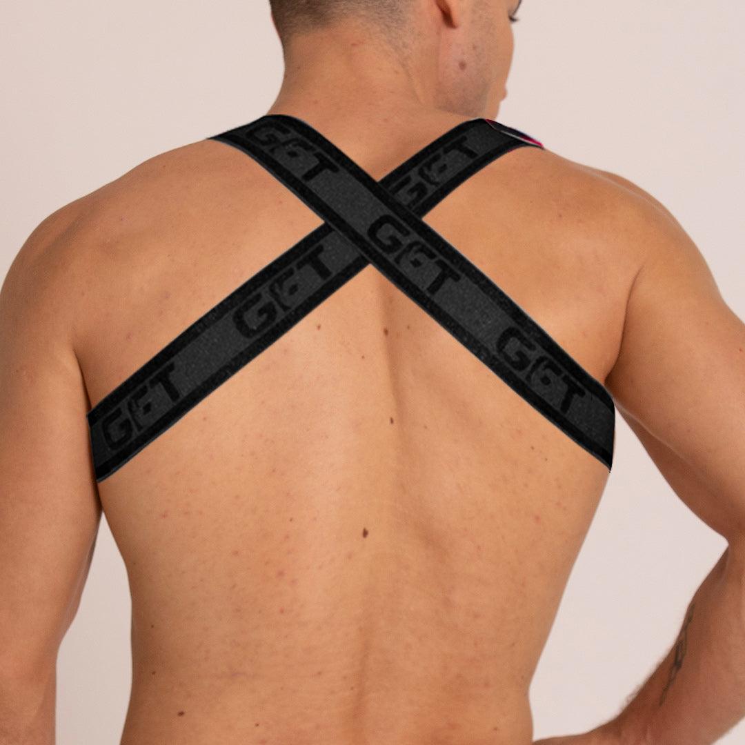 FETICHE BLACK HARNESS - Gigo Underwear & MensWear