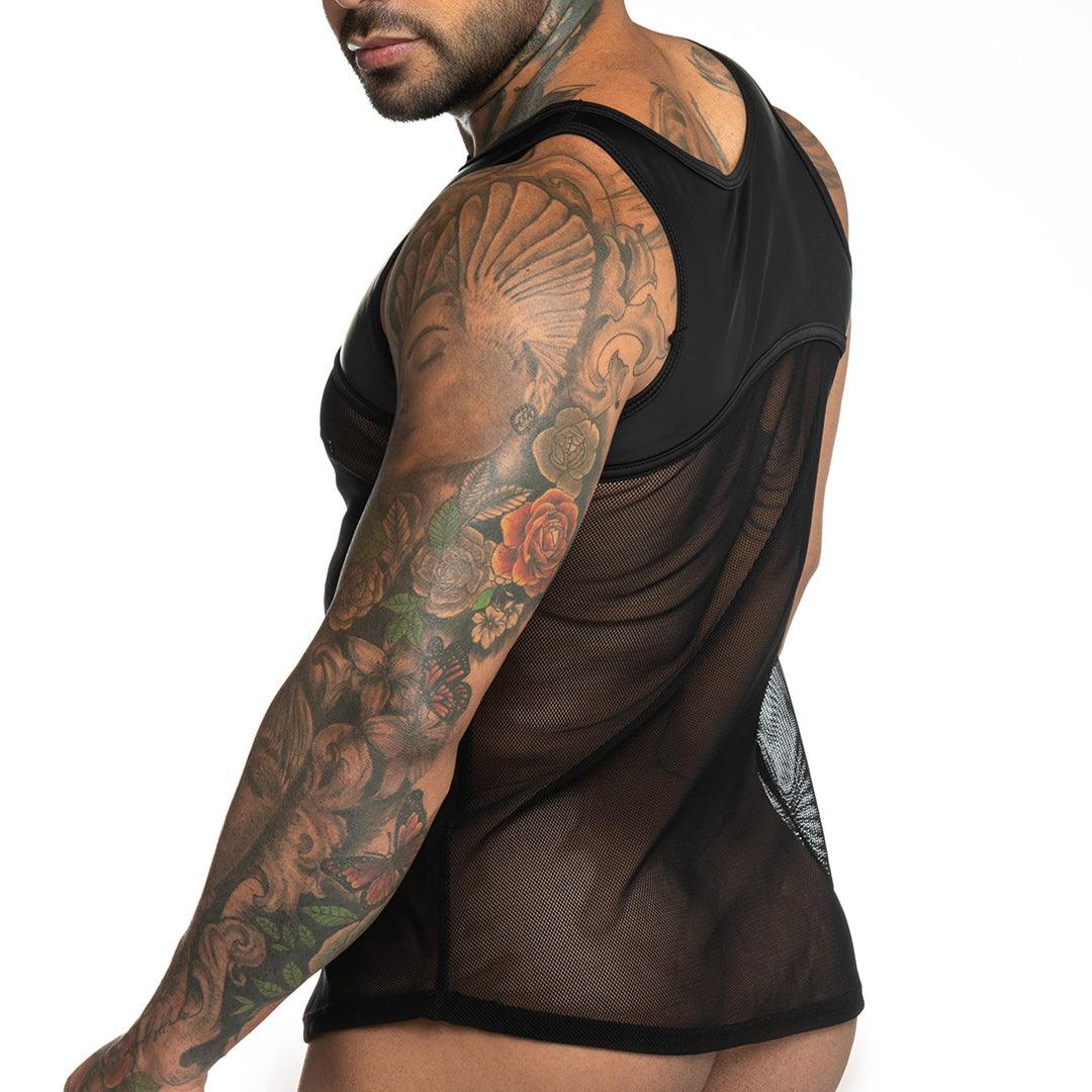 FETICHE BLACK TANK - Gigo Underwear & MensWear