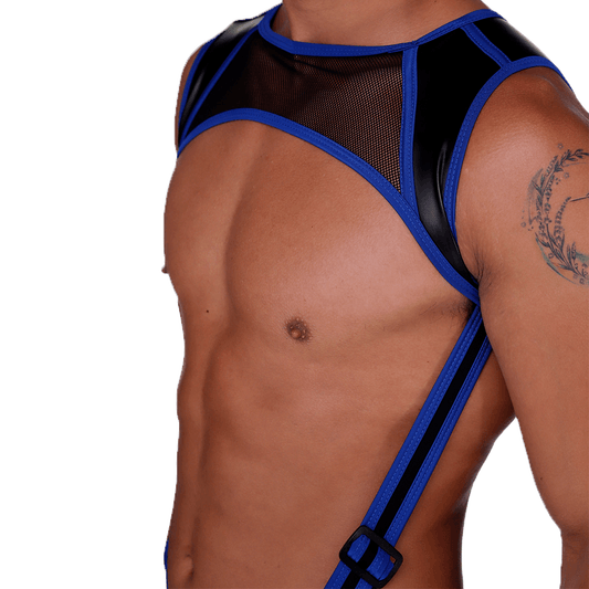 FETISH BLUE HARNESS - Gigo Underwear & MensWear