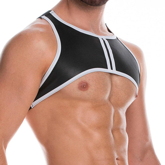 FETICHE WHITE HARNESS - Gigo Underwear & MensWear