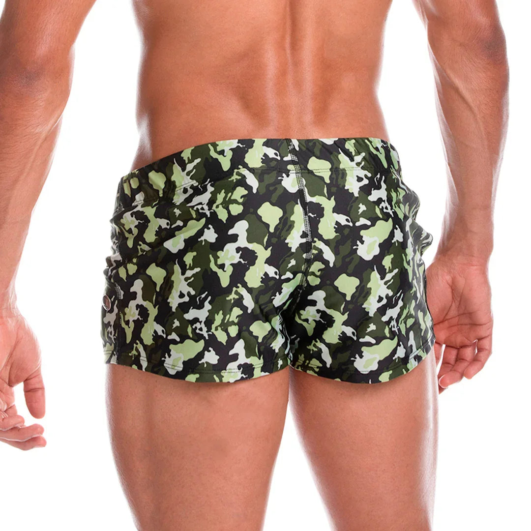 Fighter Beachwear back view by Gigo Underwear