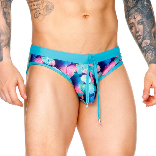 FLOWERS SWIM BRIEF - Gigo Underwear & MensWear