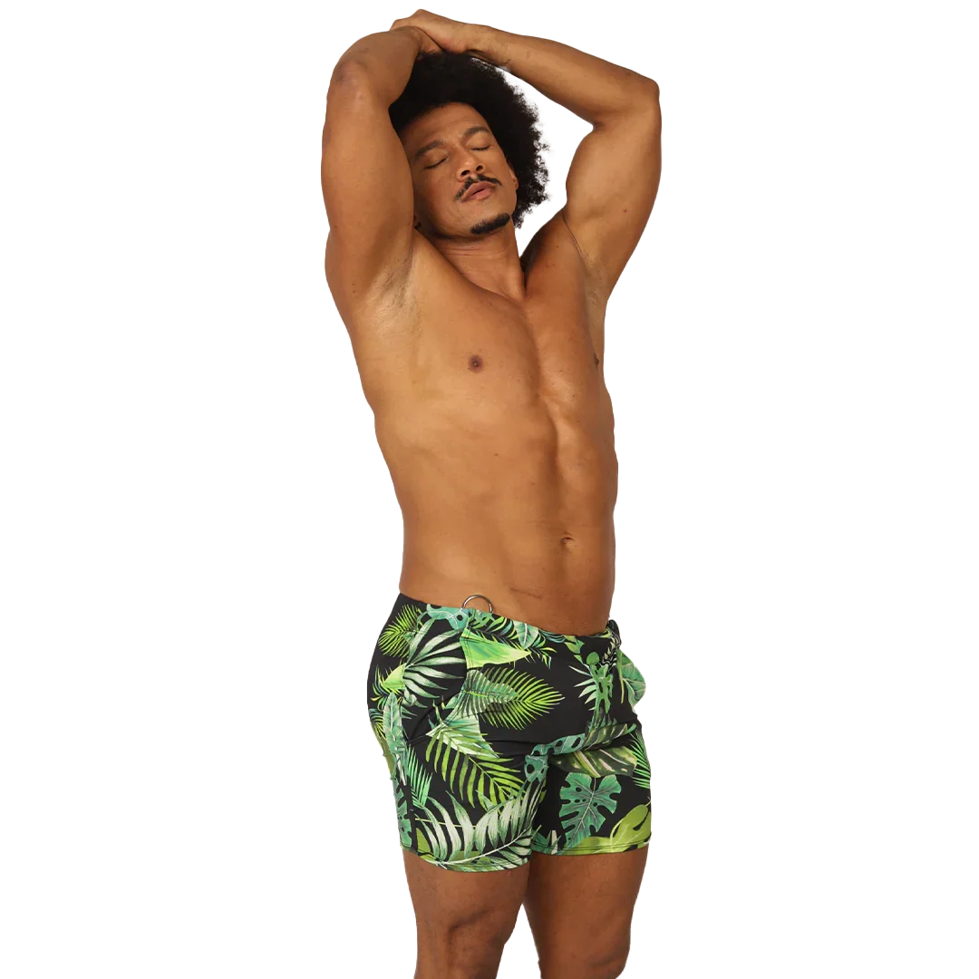 Forest Beachwear on model by Gigo Underwear