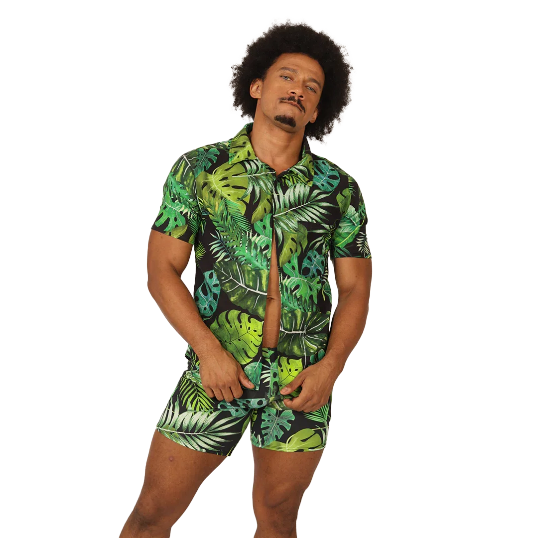 Forest Shirt back view by Gigo Underwear