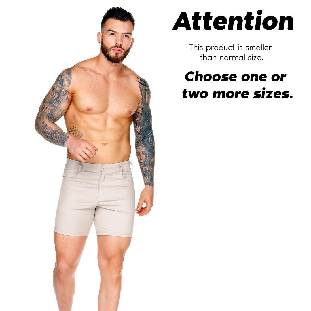 CLASSIC FOREVER BEIGE SHORT - Gigo Underwear & MensWear