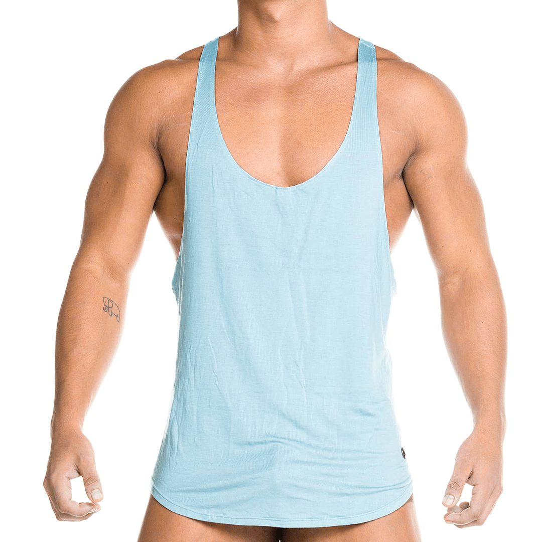 FOREVER BLUE LIGTH TANK - Gigo Underwear & MensWear