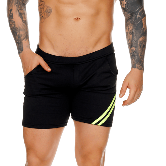 FOREVER LONG BLACK SHORT - Gigo Underwear & MensWear