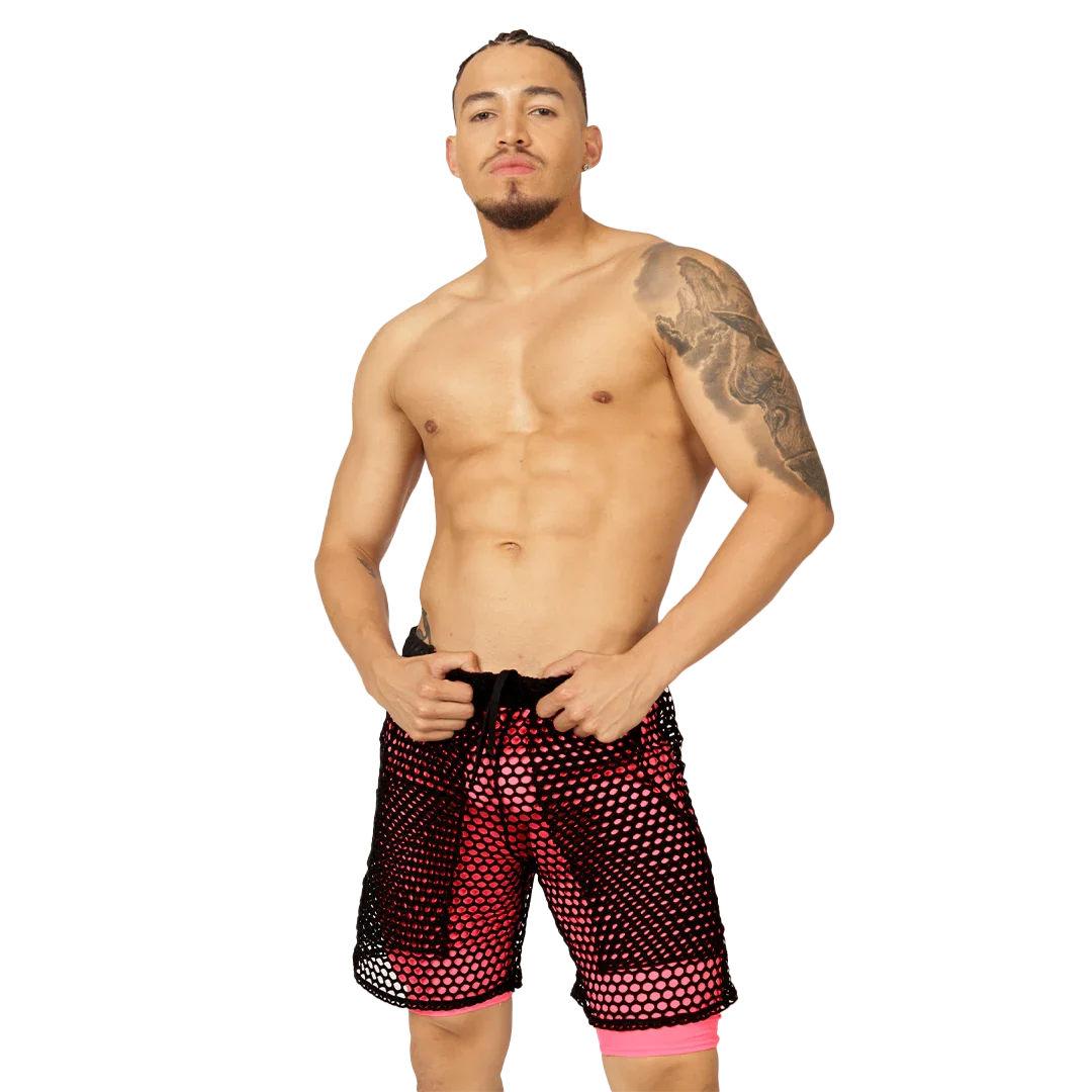 Fresh Fuchsia Short on model by Gigo Underwear