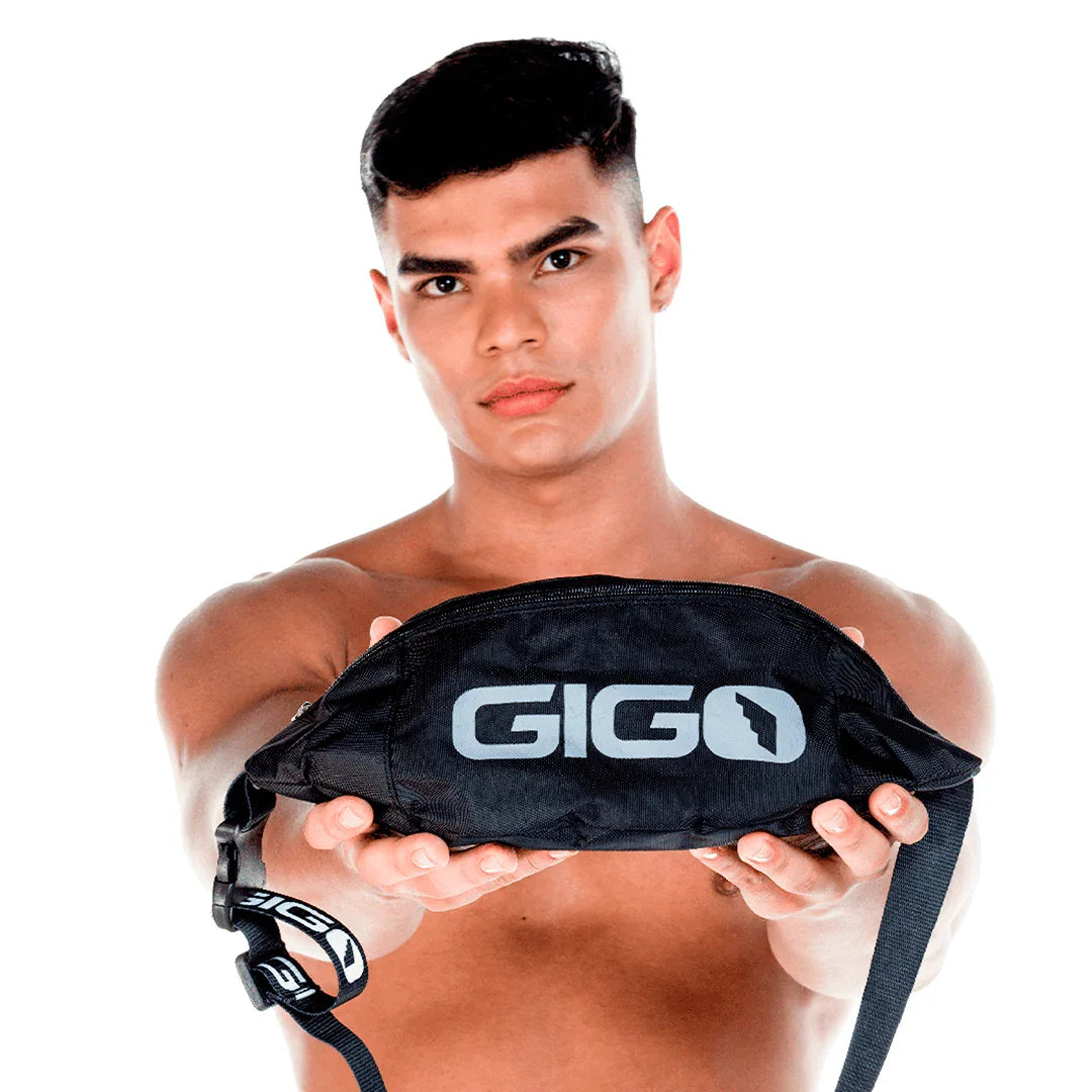 Gigo Black Waistpack by Gigo Underwear