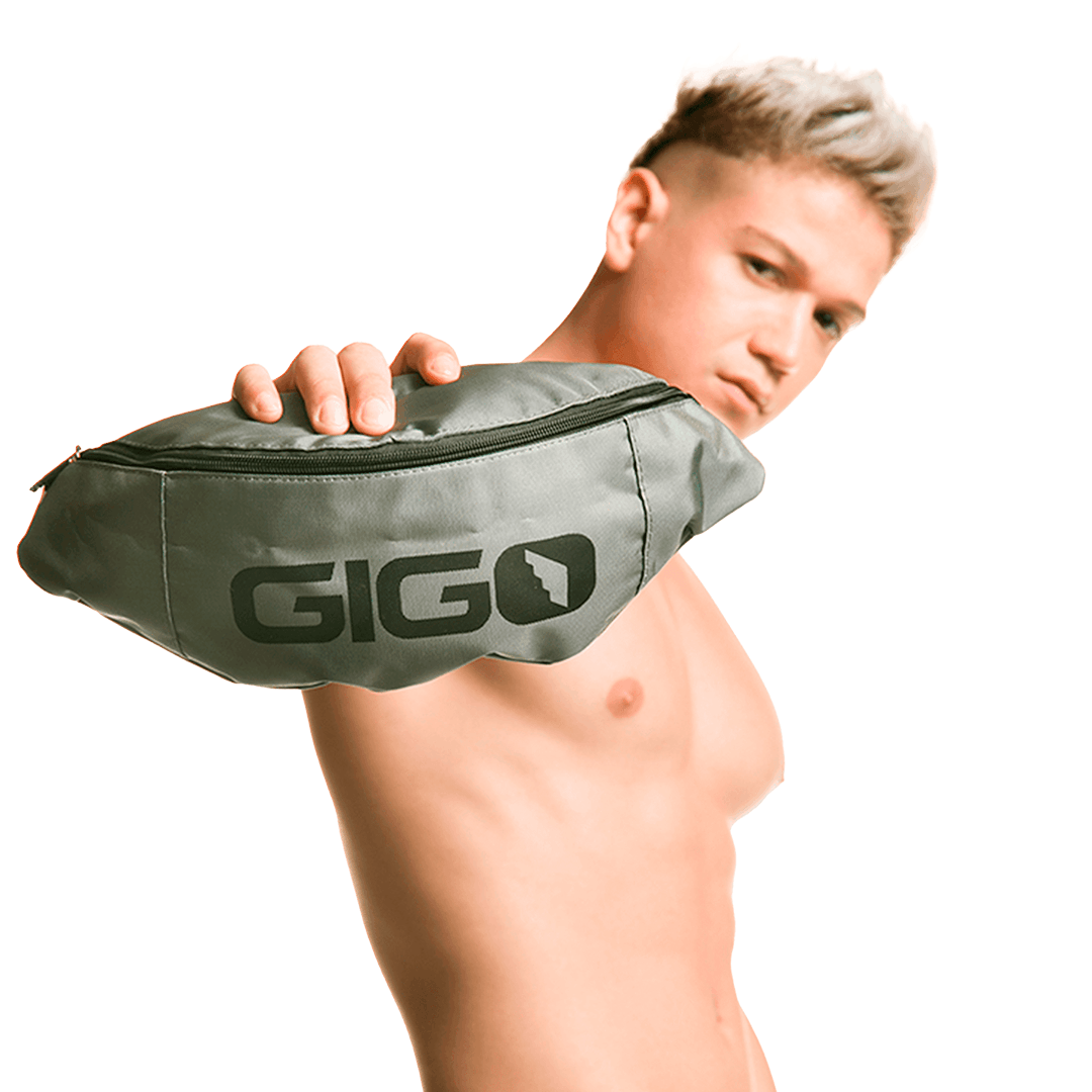 GIGO GRAY WAISTPACK - Gigo Underwear & MensWear