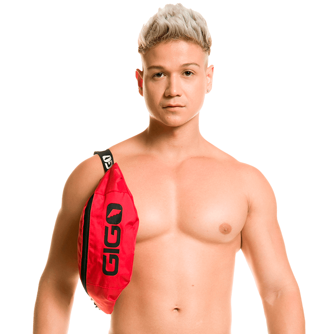 GIGO RED WAISTPACK - Gigo Underwear & MensWear