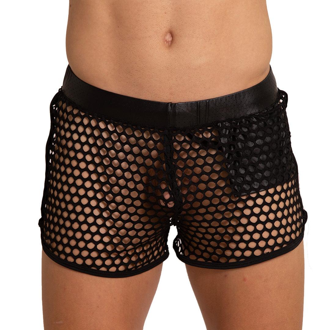HOLE BLACK HOTSHORT - Gigo Underwear & MensWear